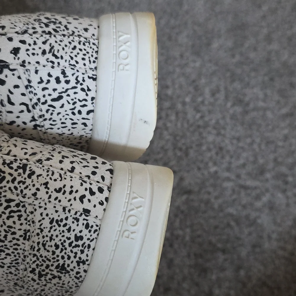 Pre-owned Womens Roxy Surf Roxy  Mid High Top Sneaker Shoes Sz 8 - Picture 9 of 11